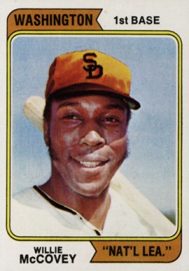 1974 Topps Willie McCovey #250w Baseball Card