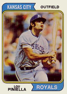 1974 Topps Lou Piniella #390 Baseball Card