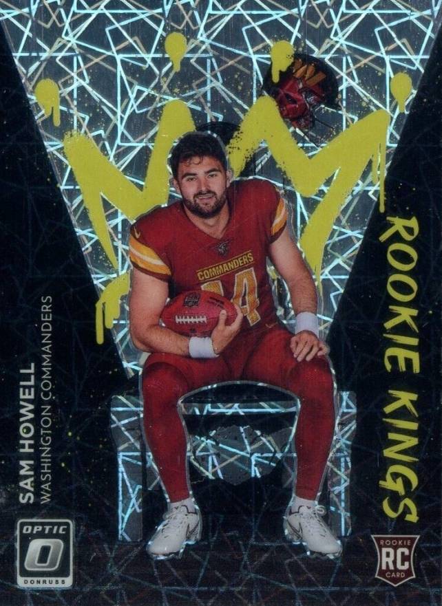 2022 Panini Donruss Optic Rookie Kings Sam Howell #RK20 Football Card