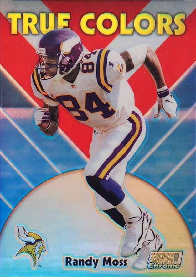 1999 Stadium Club Chrome True Colors Randy Moss #14 Football Card