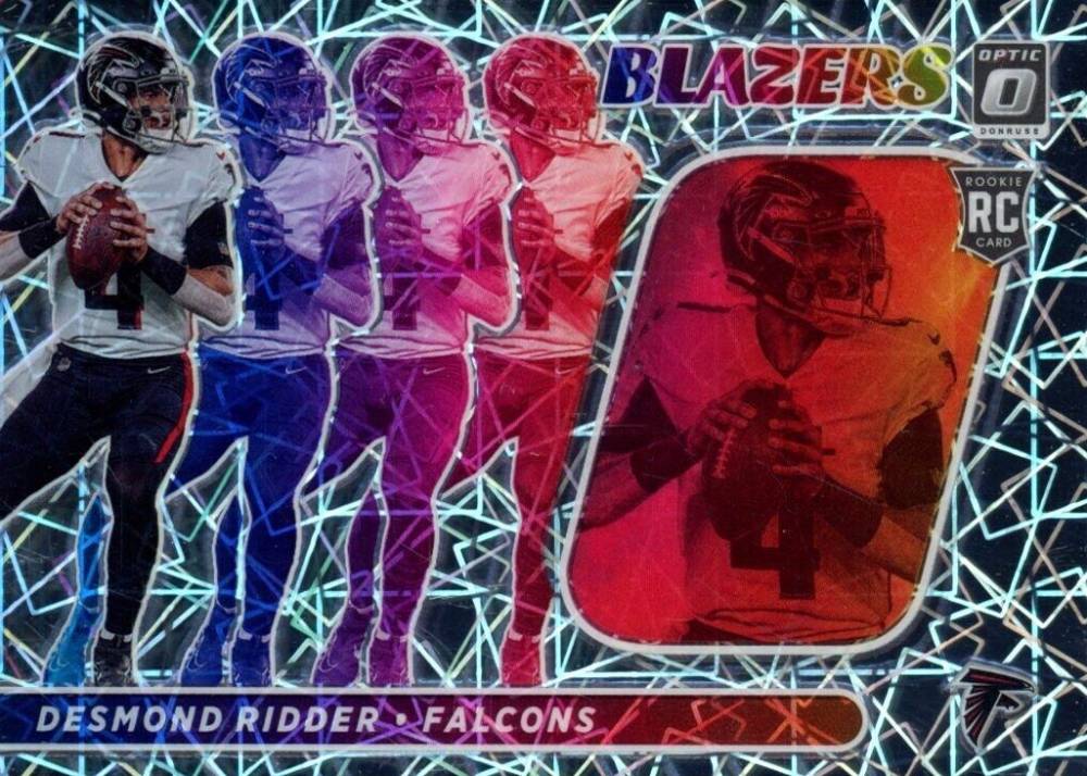 2022 Panini Donruss Optic Blazers Desmond Ridder #B14 Football Card