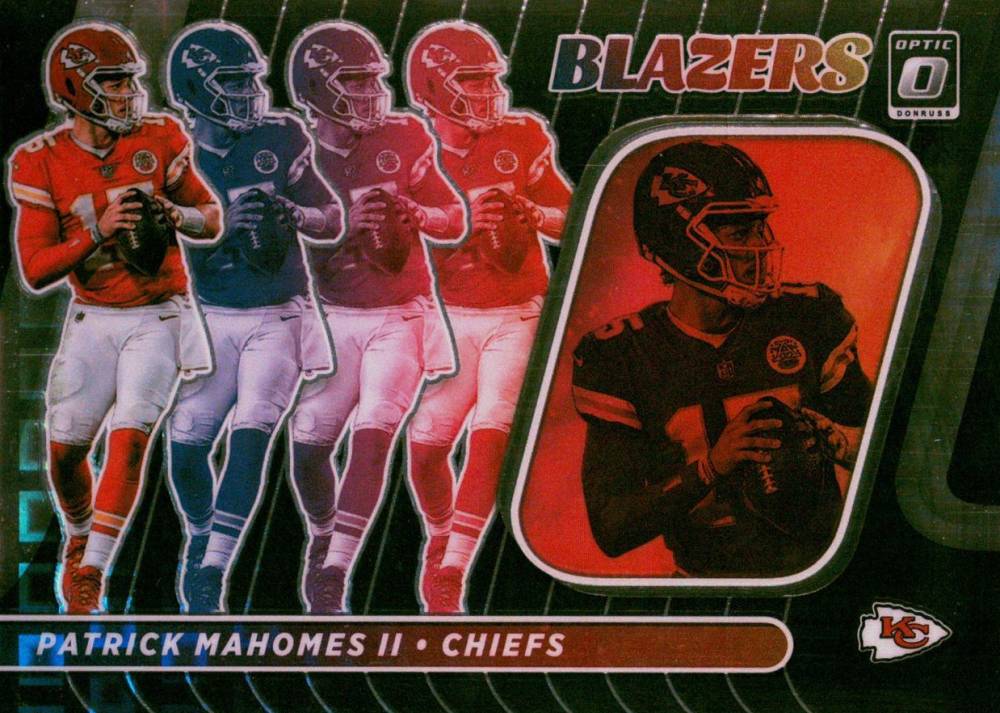 2022 Panini Donruss Optic Blazers Patrick Mahomes II #B1 Football Card