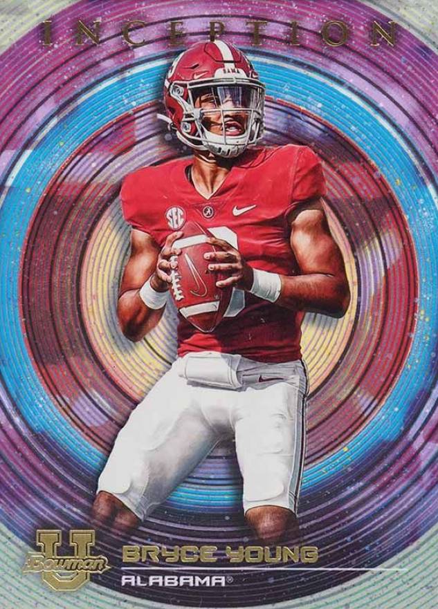 2022 Bowman University Inception Bryce Young #81 Football Card