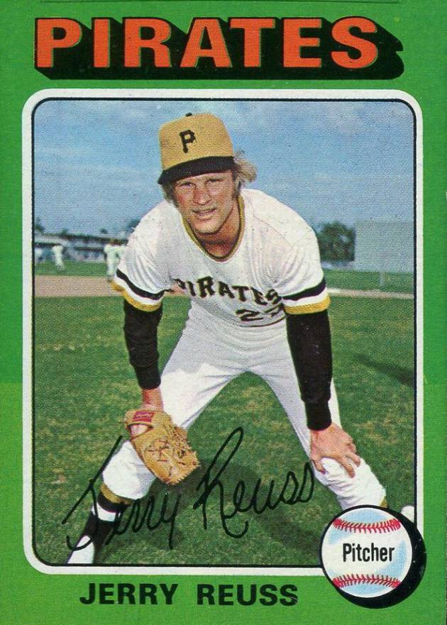 1975 Topps Mini Jerry Reuss #124 Baseball Card