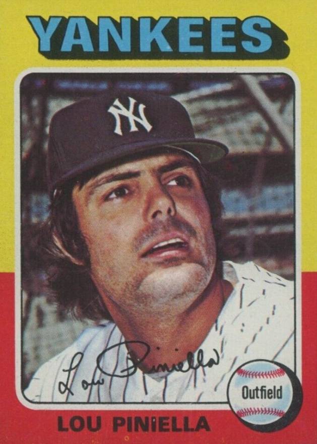 1975 Topps Mini Lou Piniella #217 Baseball Card