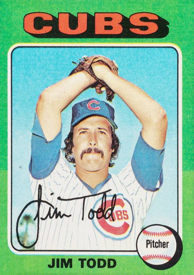 1975 Topps Mini Jim Todd #519 Baseball Card