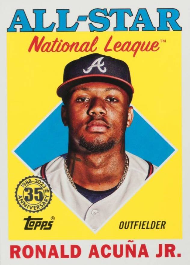 2023 Topps 1988 Topps All-Star Baseball Ronald Acuna Jr. #88AS4 Baseball Card