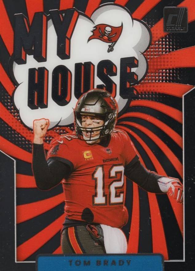 2022 Panini Clearly Donruss My House Tom Brady #MH1 Football Card