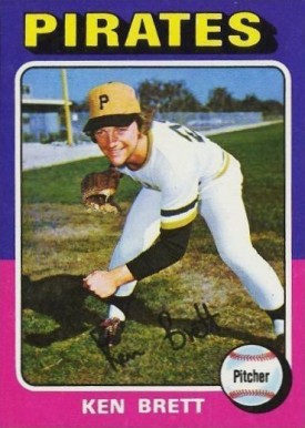 1975 Topps Ken Brett #250 Baseball Card