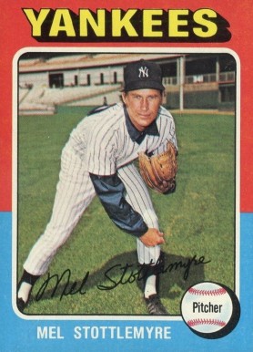 1975 Topps Mel Stottlemyre #183 Baseball Card