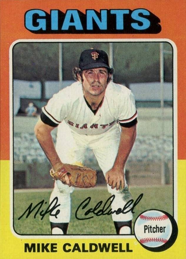 1975 Topps Mike Caldwell #347 Baseball Card