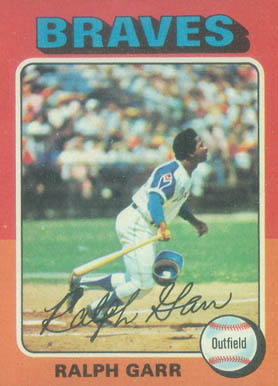 1975 Topps Ralph Garr #550 Baseball Card