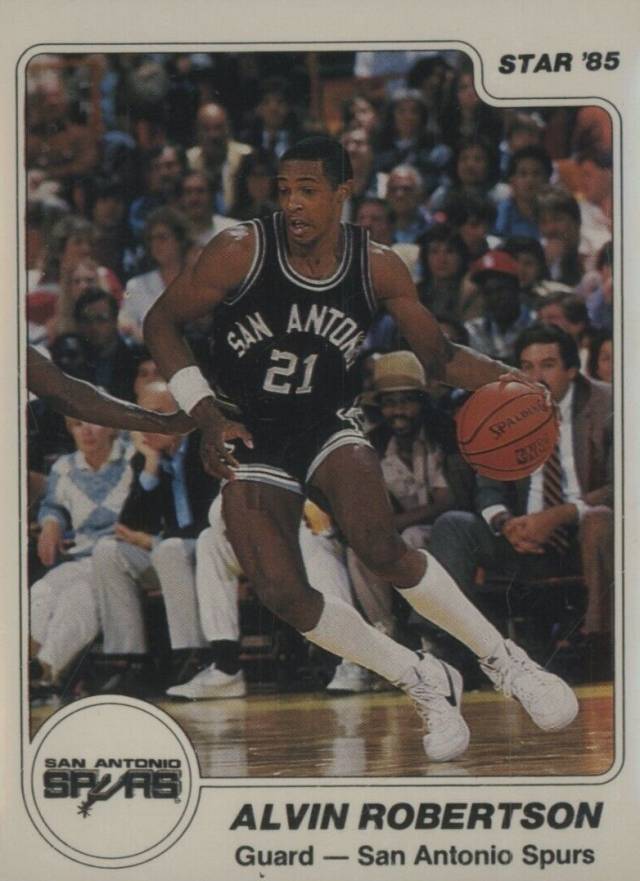 1984 Star Alvin Robertson #75 Basketball Card