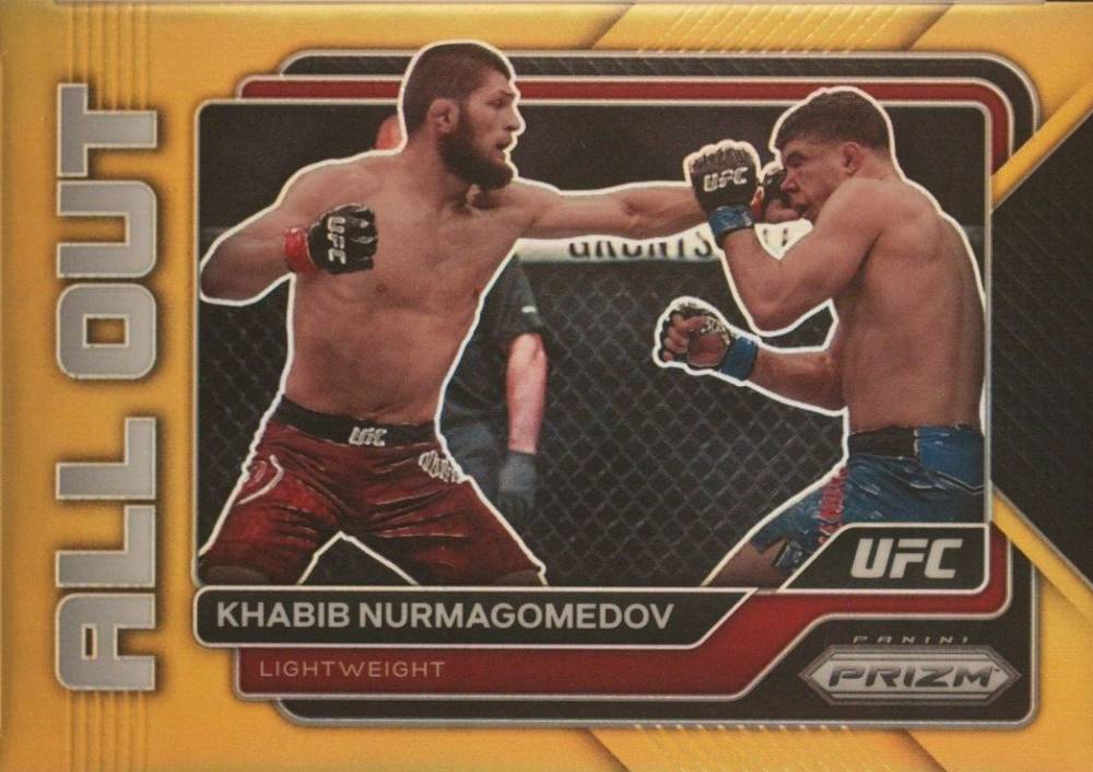 2023 Panini Prizm UFC All Out Khabib Nurmagomedov #27 Other Sports Card