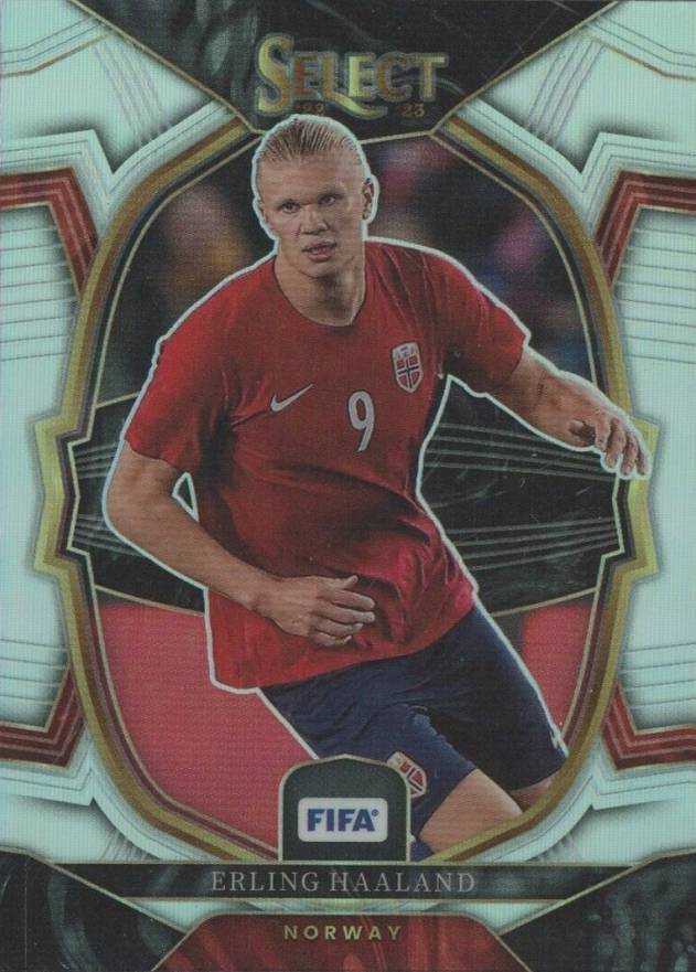 2022 Panini Select FIFA Erling Haaland #41 Soccer Card