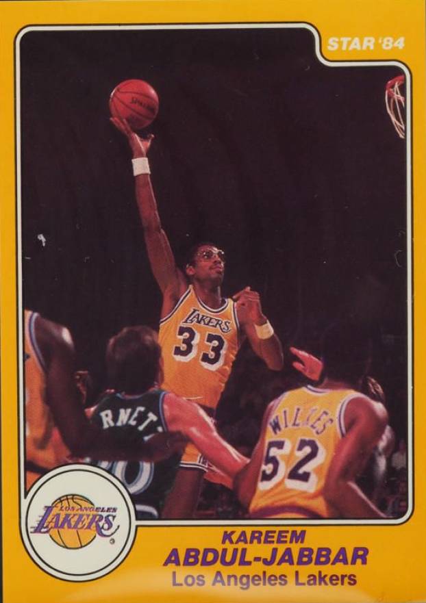 1983 Star Kareem Abdul-Jabbar #14 Basketball Card