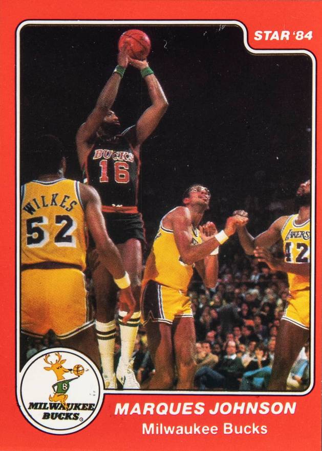 1983 Star Marques Johnson #44 Basketball Card