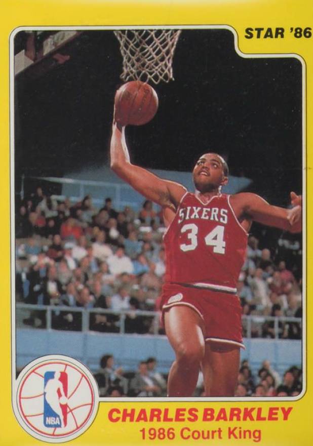 1986 Star Court Kings Charles Barkley #3 Basketball Card