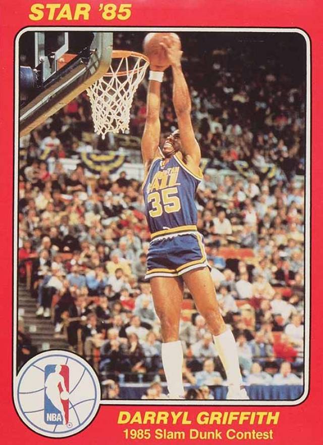 1985 Star Slam Dunk Supers 5x7 Darryl Griffith #4 Basketball Card