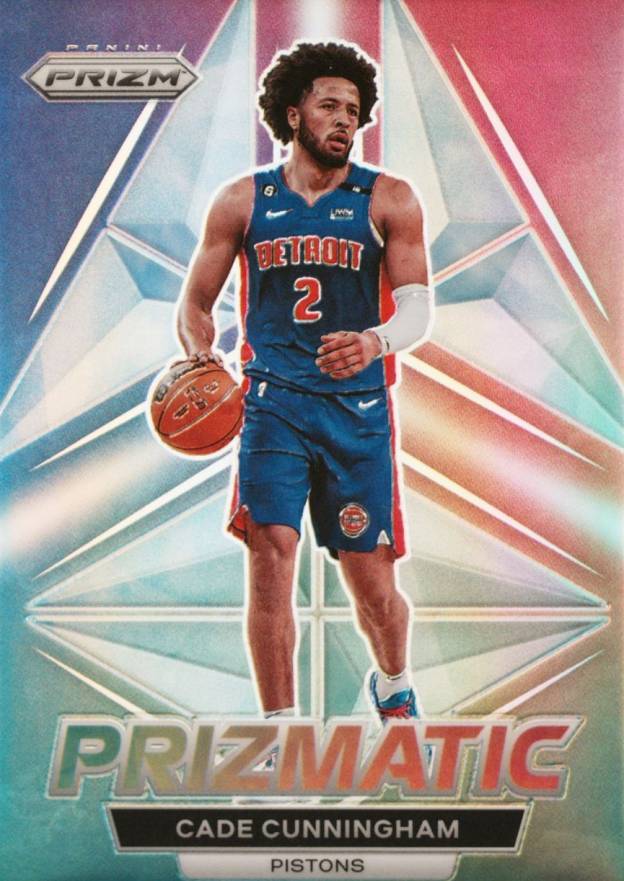 2022 Panini Prizm Prizmatic Cade Cunningham #8 Basketball Card