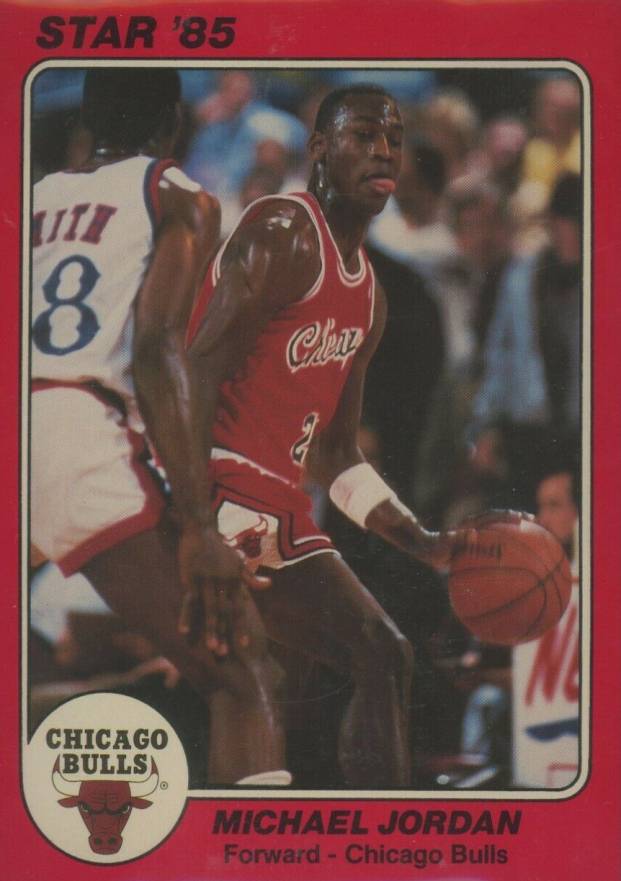 1985 Star Team Supers 5x7 Michael Jordan #1 Basketball Card