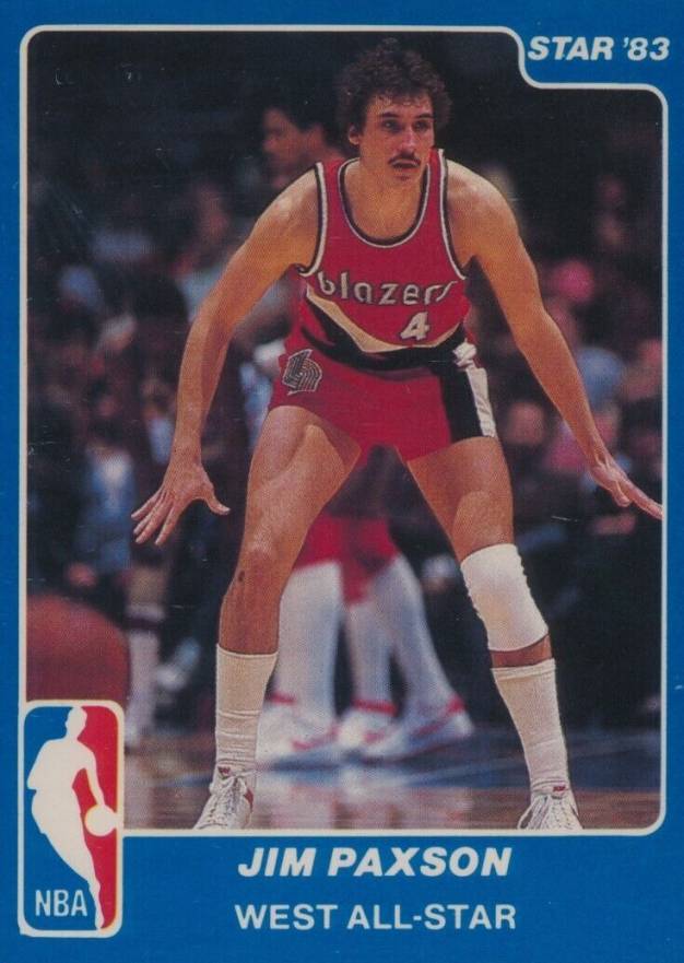 1983 Star All-Star Game Jim Paxson #20 Basketball Card