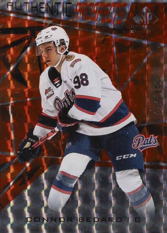 2021 SP Game Used CHL Connor Bedard #2 Hockey Card