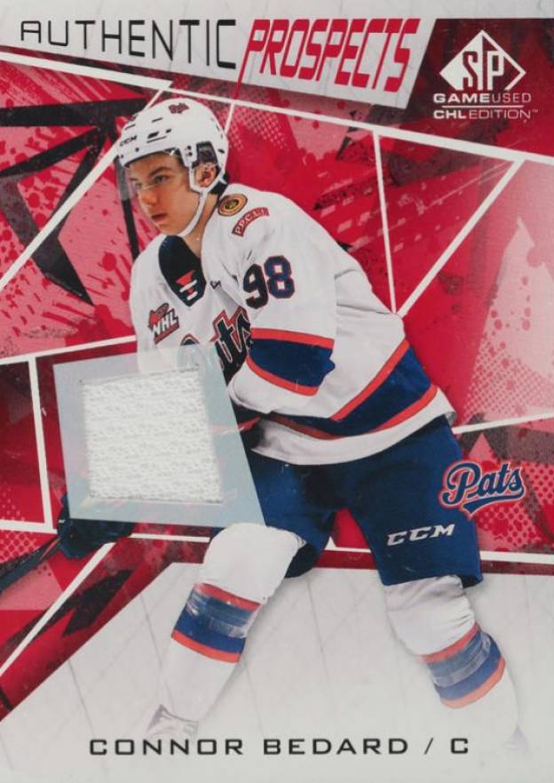 2021 SP Game Used CHL Connor Bedard #2 Hockey Card