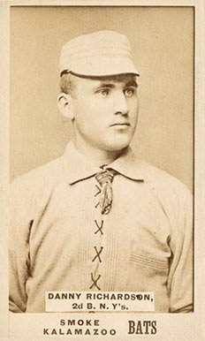 1887 Kalamazoo Bats Danny Richardson # Baseball Card