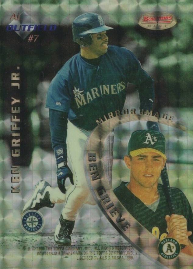 1996 Bowman's Best Mirror Image Ben Grieve/Ken Griffey Jr./Tony Gwynn/Vladimir Guerrero #7 Baseball Card