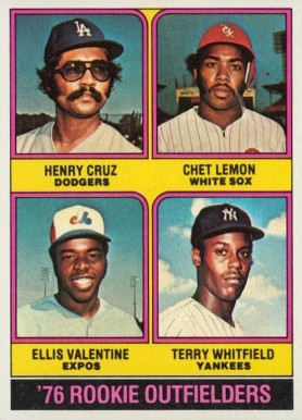 1976 Topps Rookie Outfielders #590 Baseball Card