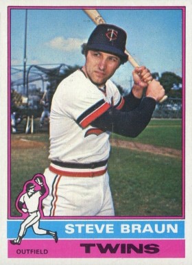 1976 Topps Steve Braun #183 Baseball Card