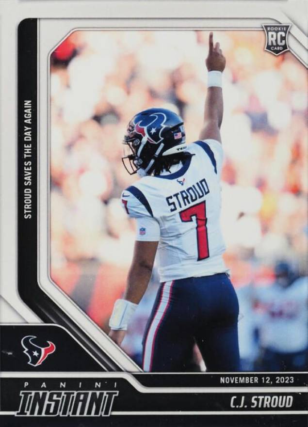 2023 Panini Instant NFL C.J. Stroud #45 Football Card