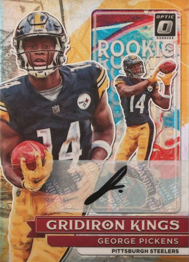 2022 Panini Donruss Optic Rookie Gridiron Kings George Pickens #RGK15 Football Card