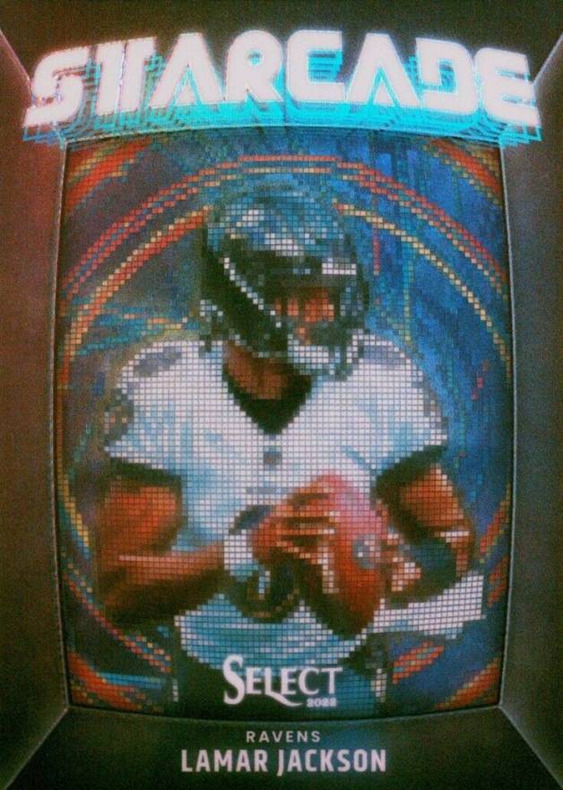 2022 Panini Select Starcade Lamar Jackson #STAR10 Football Card