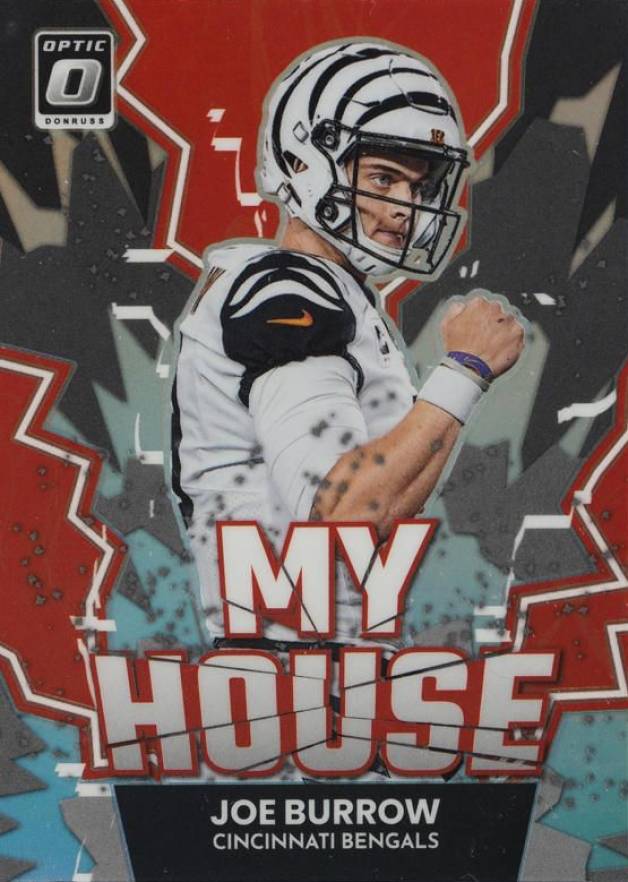 2022 Panini Donruss Optic My House Joe Burrow #MH12 Football Card