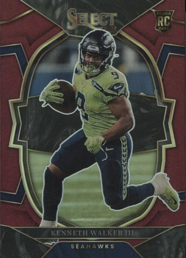 2022 Panini Select Kenneth Walker III #2 Football Card