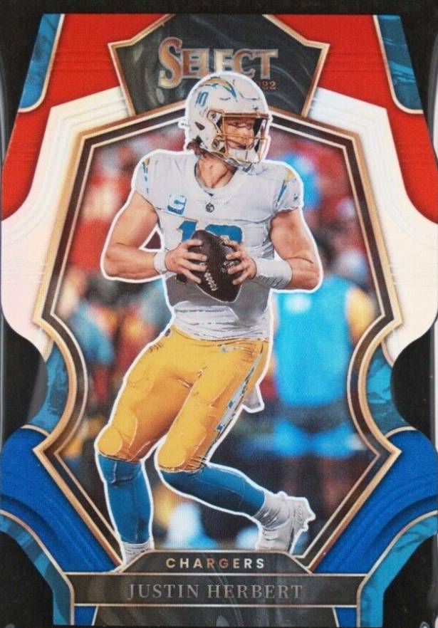 2022 Panini Select Justin Herbert #155 Football Card