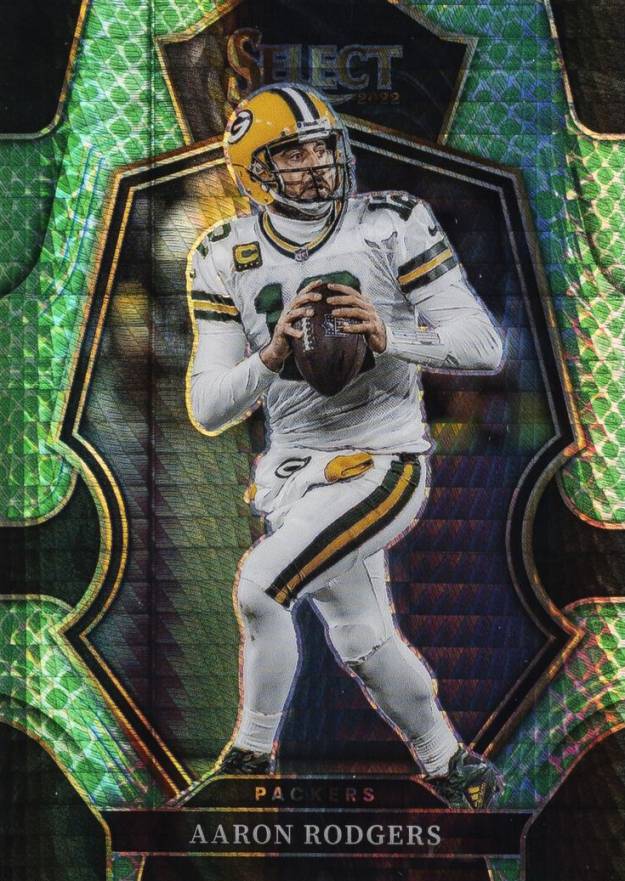 2022 Panini Select Aaron Rodgers #136 Football Card