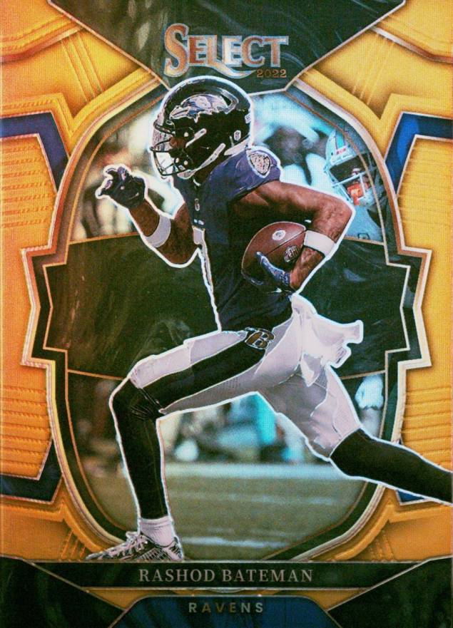 2022 Panini Select Rashod Bateman #75 Football Card