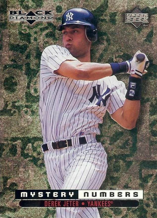 1999 Upper Deck Black Diamond Mystery Numbers Derek Jeter #M8 Baseball Card