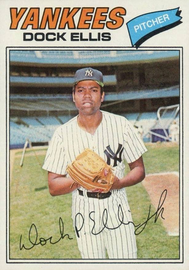 1977 Topps Dock Ellis #71 Baseball Card