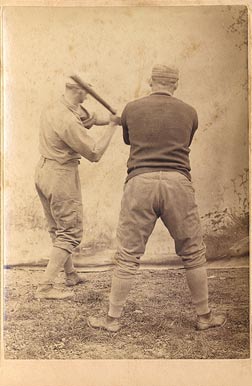 1887 Kalamazoo Bats Cabinets Milligan/Stowe #31 Baseball Card