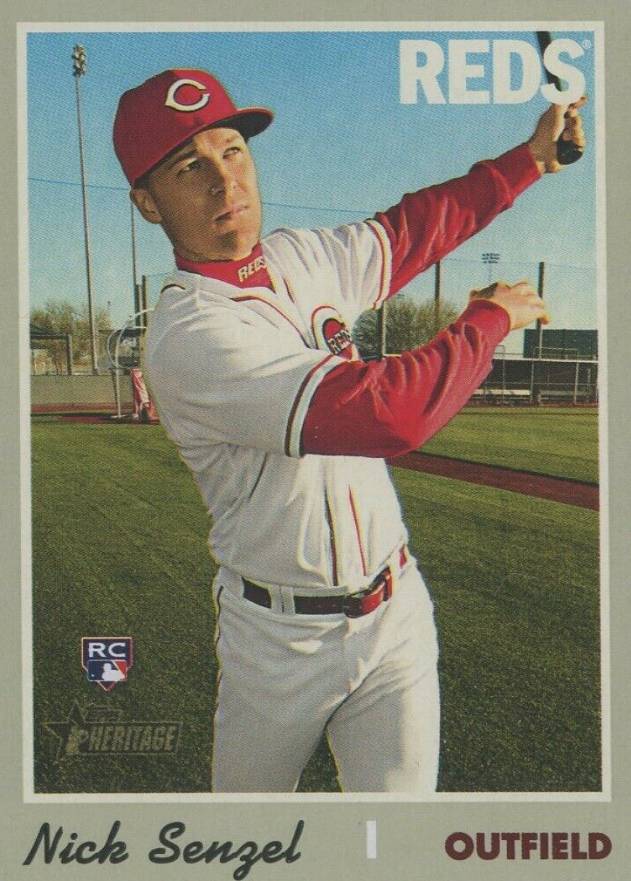 2019 Topps Heritage Nick Senzel #507 Baseball Card