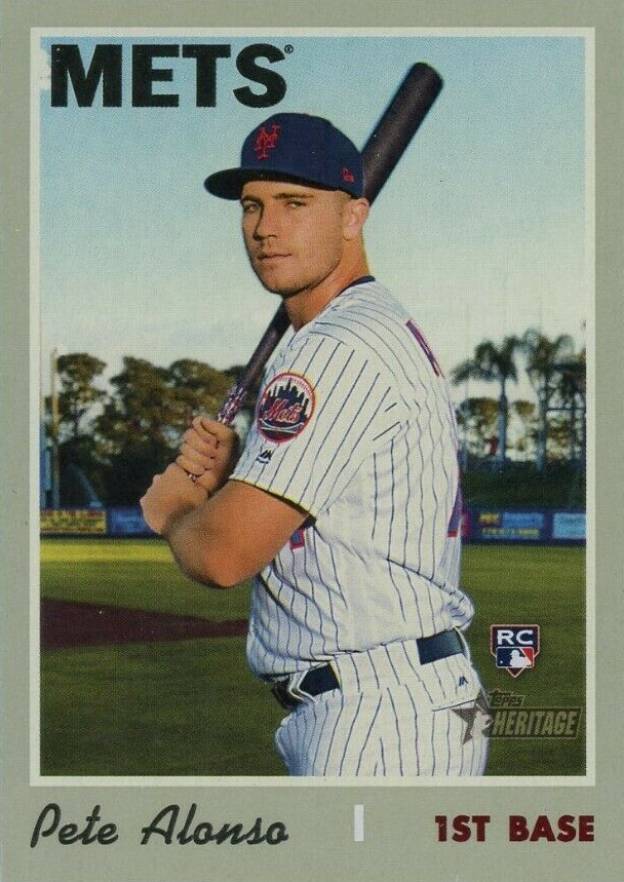 2019 Topps Heritage Pete Alonso #519 Baseball Card