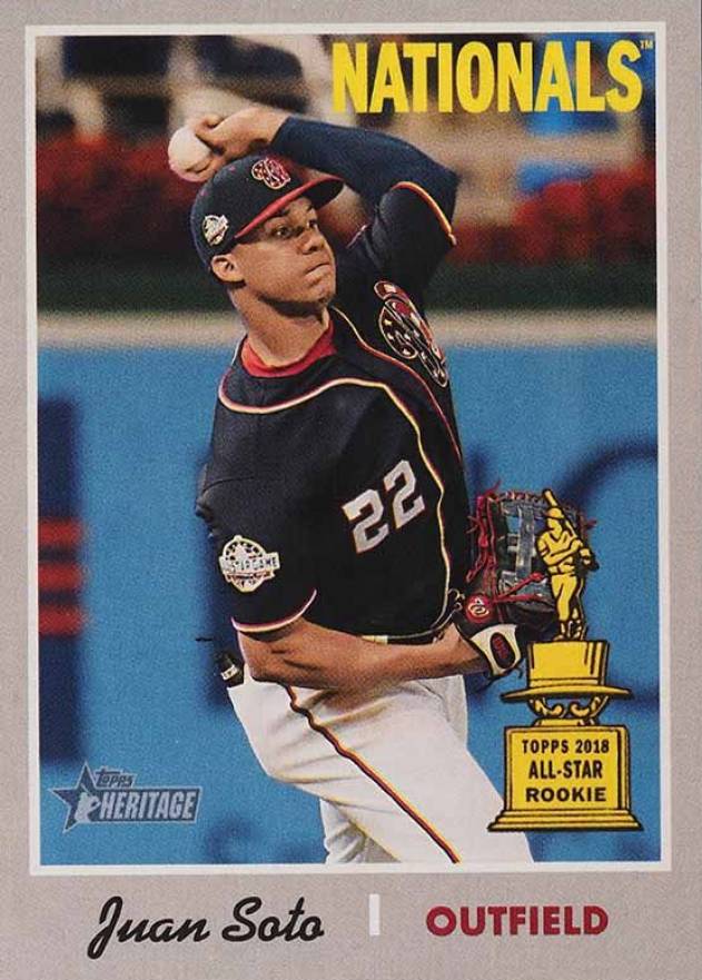 2019 Topps Heritage Juan Soto #481 Baseball Card