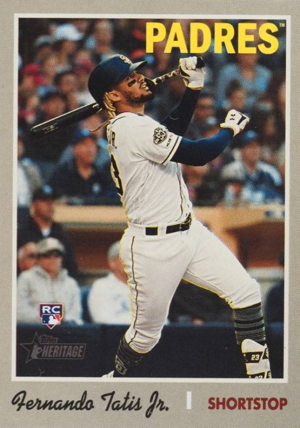 2019 Topps Heritage Fernando Tatis Jr. #517 Baseball Card