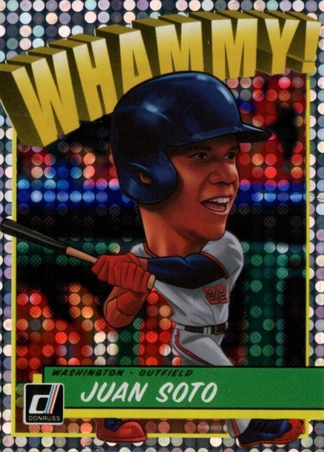 2019 Panini Donruss Whammy Juan Soto #W4 Baseball Card