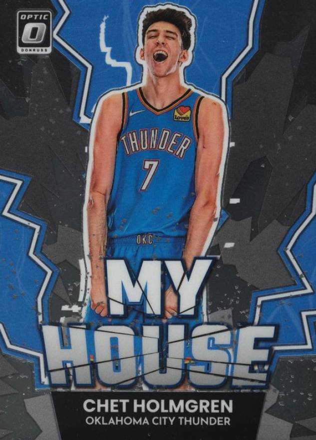 2022 Panini Donruss Optic My House Chet Holmgren #8 Basketball Card