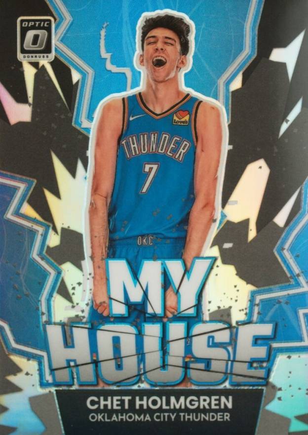 2022 Panini Donruss Optic My House Chet Holmgren #8 Basketball Card